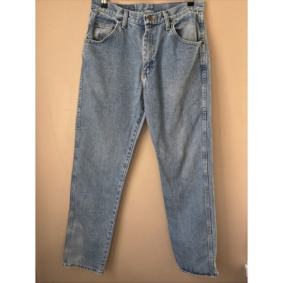 Wrangler Men’s Jeans 32x34 Light Wash Regular Fit Straight Leg 96501DS - Picture 1 of 5